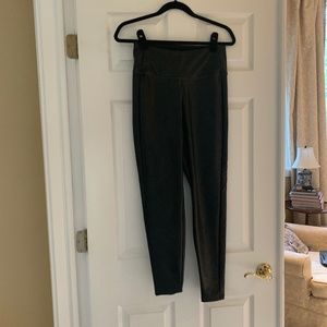 Athleta Faux leather leggings Black